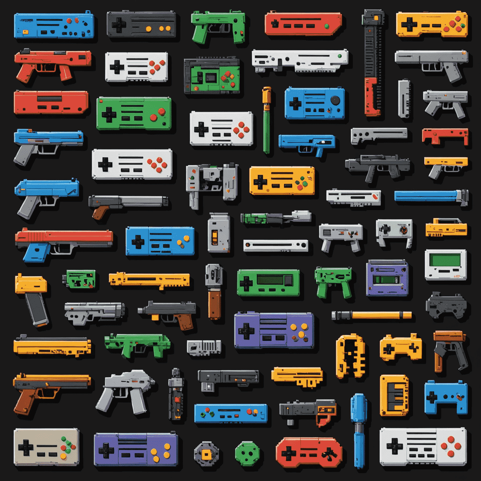 Chiptune Weapons sound pack featuring various 8-bit weapon sounds